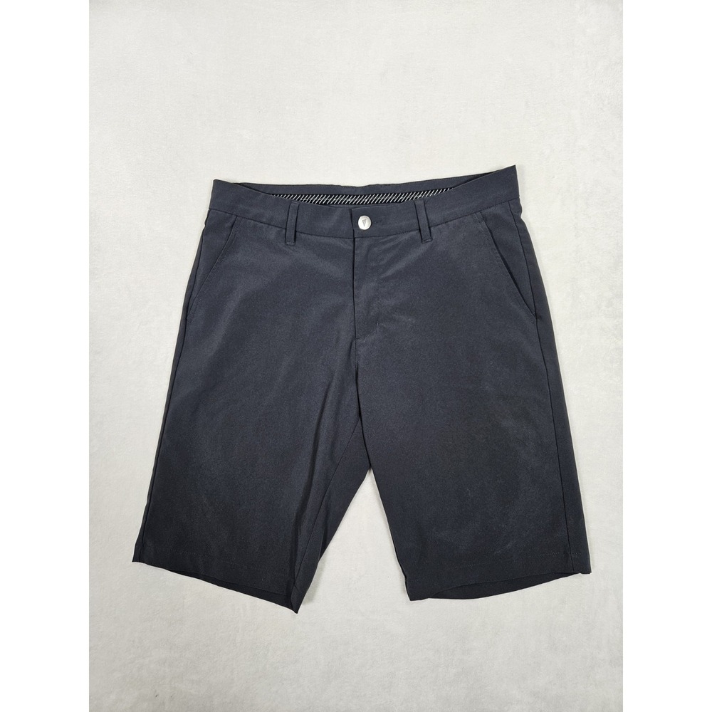 Primo Golf Men 32 11" Navy Blue Tech Performance Lightweight Flex Shorts Stretch